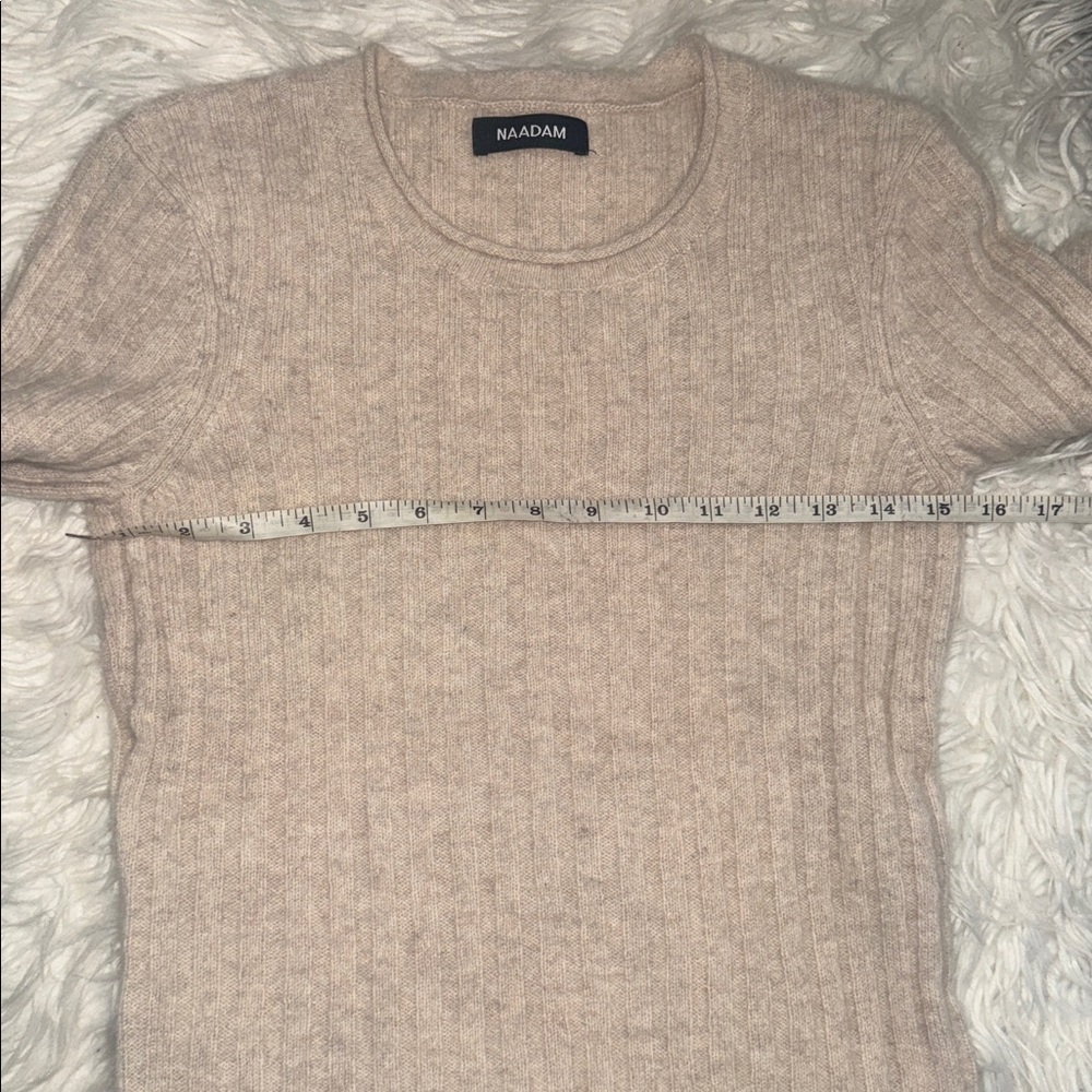 NAAM Lightweight Cashmere Ribbed Sweater - Picture 10 of 12